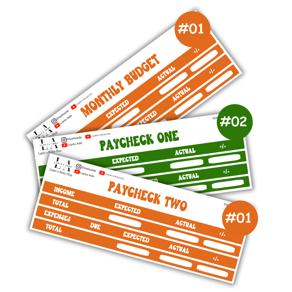 Paycheck To Paycheck & Monthly Budget (NO Washi/ November)