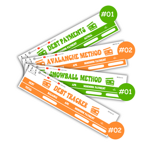 Debt Tracker, Snowball Method, Avalanche Method, & Debt Payments (October)