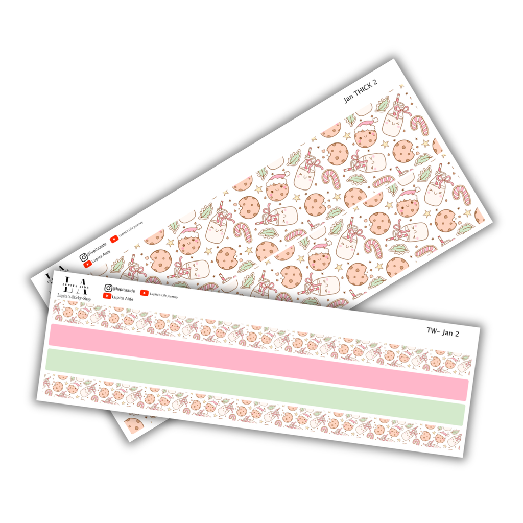 Milk & Cookies- WASHI (January)