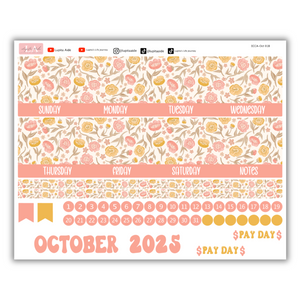 12 Month Erin Condren January-December 2025 Calendar Kits 8.5 x 11