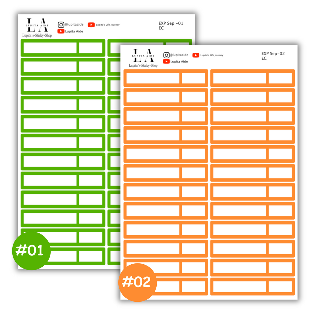 Expenses Stickers October