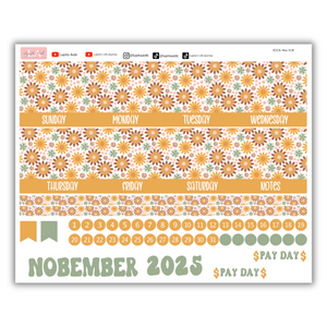 12 Month Erin Condren January-December 2025 Calendar Kits 8.5 x 11