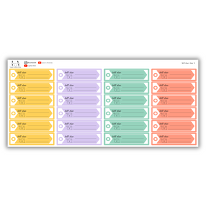 September Bill Due Stickers