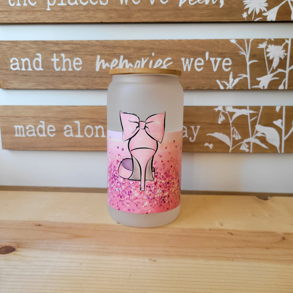 CREATED WITH A PURPOSE - Frosted UVDTF Glass Cup – Lupita's-Sticky-Shop