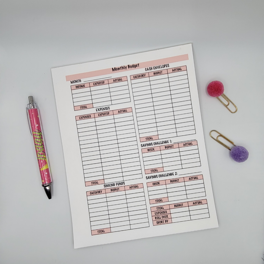 Budget Sheets