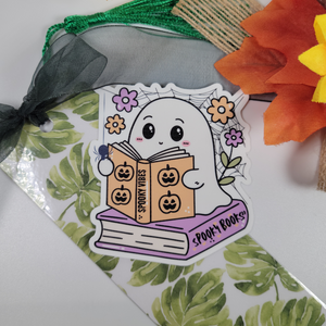 Spooky Vibes Ghost Spooky Books