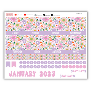 12 Month Erin Condren January-December 2025 Calendar Kits 8.5 x 11