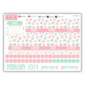 Heart Candy - Calendar Kit (Happy Planner) February