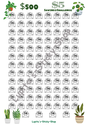$5 Saving challenge, Printable Savings Challenge