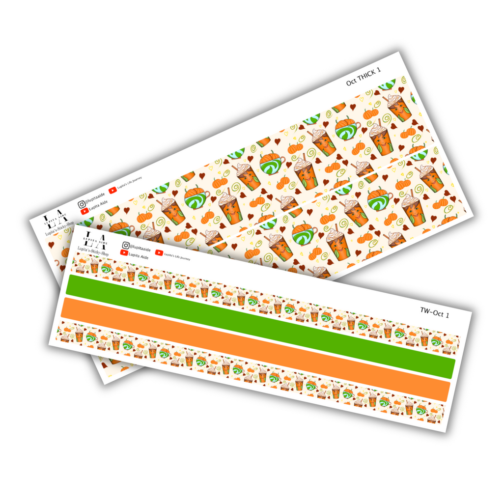 Pumpkin Spice - WASHI (October)
