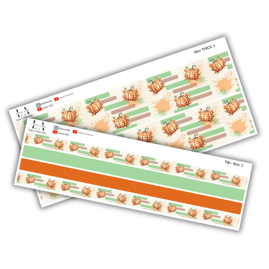 Pumpkin Splash - WASHI (November)