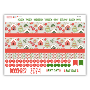 Gingerbread Land - The Budget Mom BBP Book Planner December