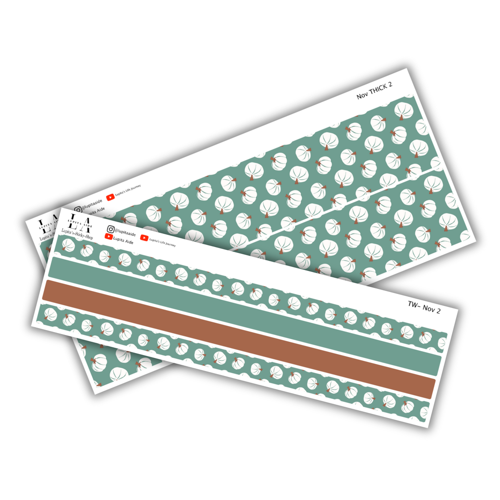 Pumpkin Fall - WASHI (November)