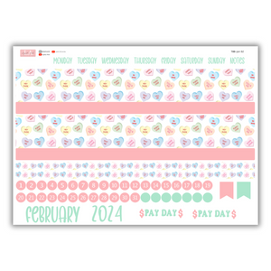 Heart Candy - The Budget Mom BBP Book Planner February