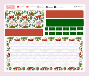 Merry Christmas - Erin Condren Dash Board Kit December 2023