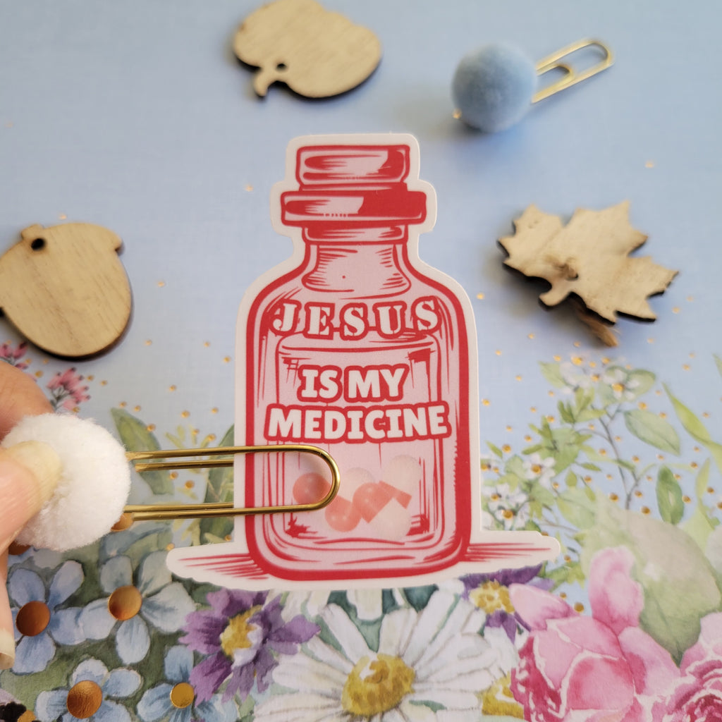 JESUS IS MY MEDICINE Red