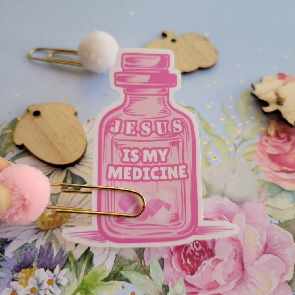 JESUS IS MY MEDICINE Pink