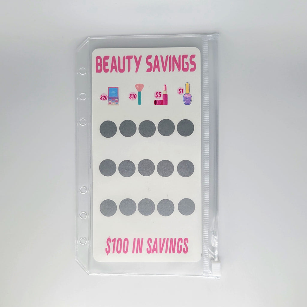 $100 Beauty Savings Challenge Scratcher