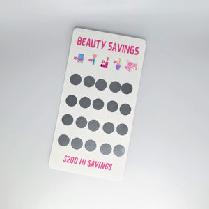 $200 Beauty Savings Challenge Scratcher