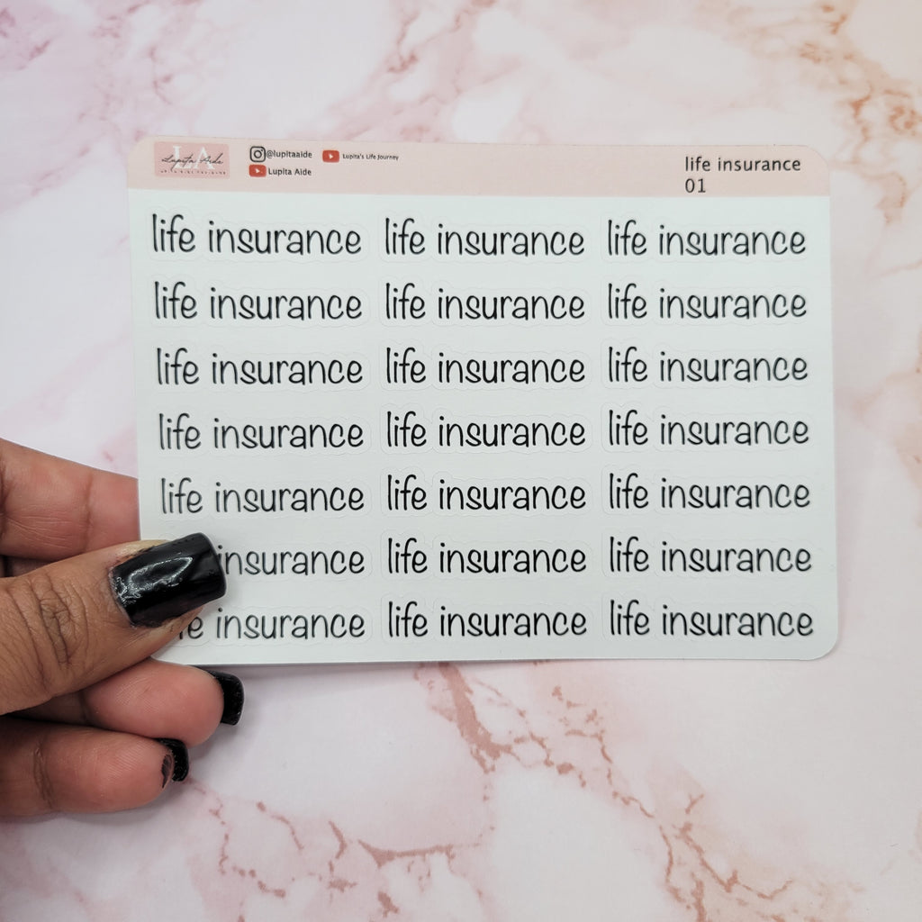 life insurance - script
