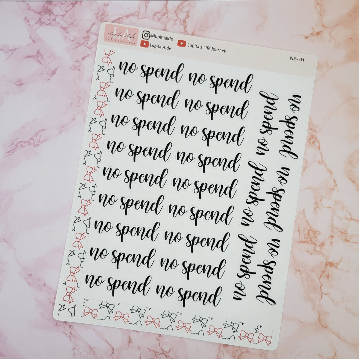 no spend scripts (lower case) – Lupita's-Sticky-Shop