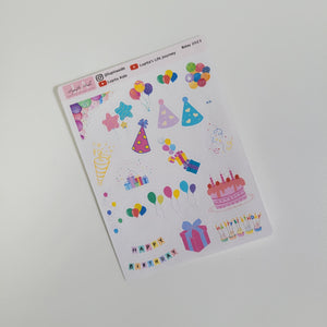 Mini Birthday Sheet