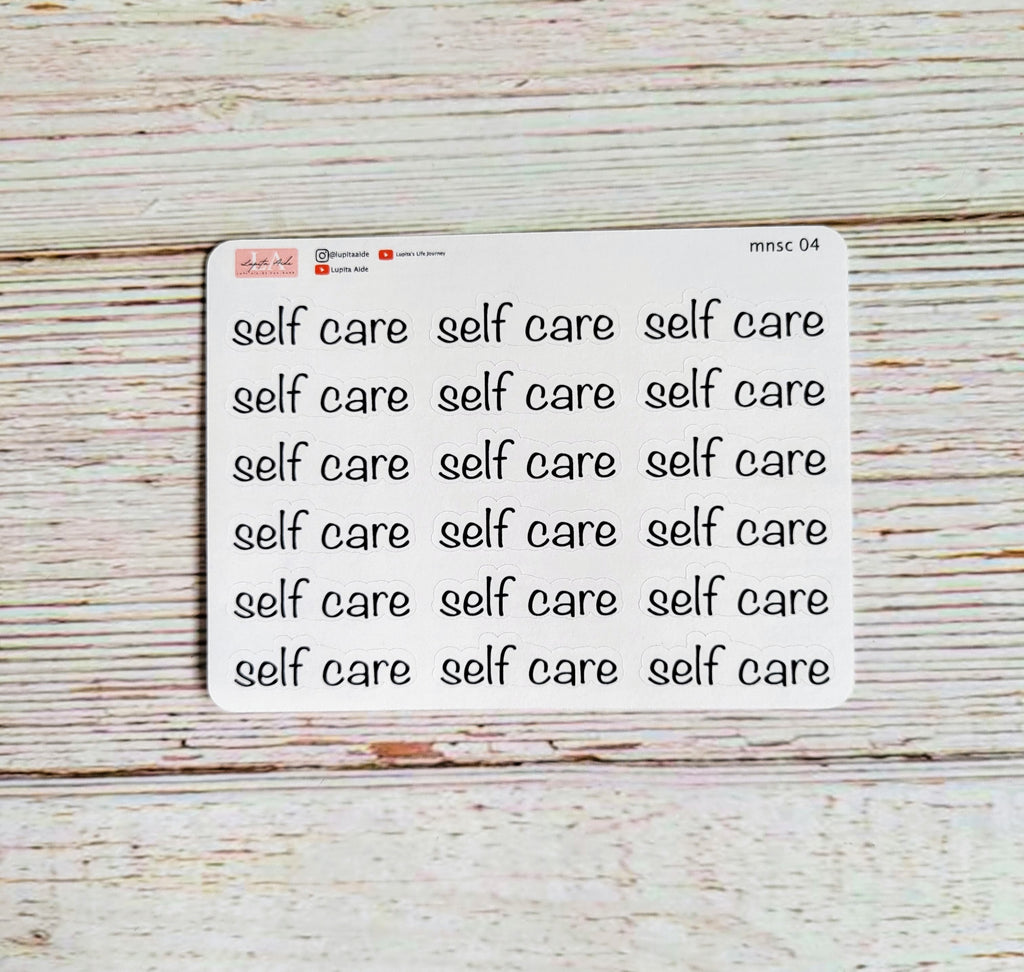 self care - Script